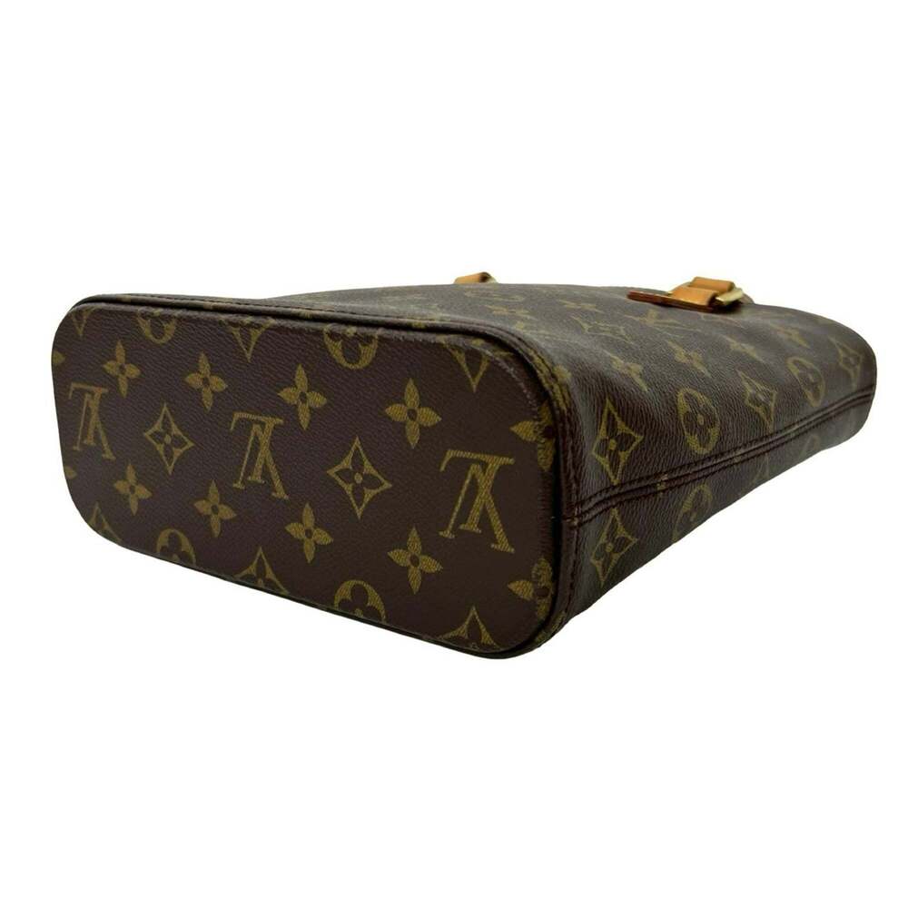 LOUIS VUITTON Vintage Brown Monogram Leather Tote Bag - Picture 8 of 10